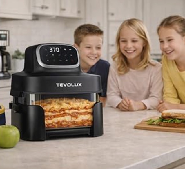 Tevolux in compact kitchen